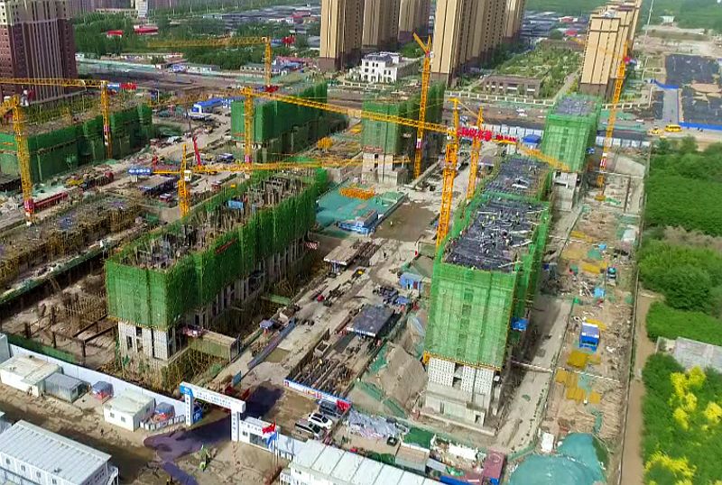 1.沧州天成•和悦名著项目航拍